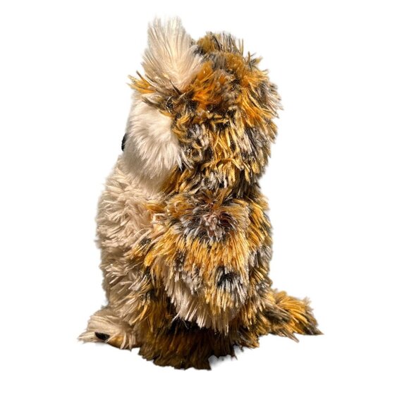 Harry Potter and the Cursed Child Owl Plush Stuffed Animal 8" Brown Tan Mottled - Picture 6 of 10